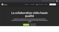Desktop Screenshot of fr.vidyo.com